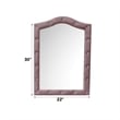 ACME Reggie Mirror in Pink Fabric