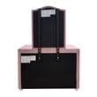 ACME Reggie Mirror in Pink Fabric