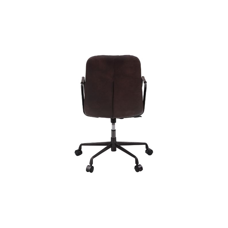 ACME Eclarn Swivel Office Chair in Mars Top Leather