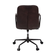 ACME Eclarn Swivel Office Chair in Mars Top Leather