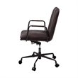 ACME Eclarn Swivel Office Chair in Mars Top Leather