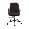 ACME Eclarn Swivel Office Chair in Mars Top Leather