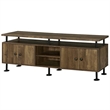 ACME Ensata II TV Stand in Rustic Oak  & Black