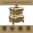 ACME Seville Nightstand in Gold