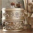 ACME Vatican Nightstand in Champagne Silver