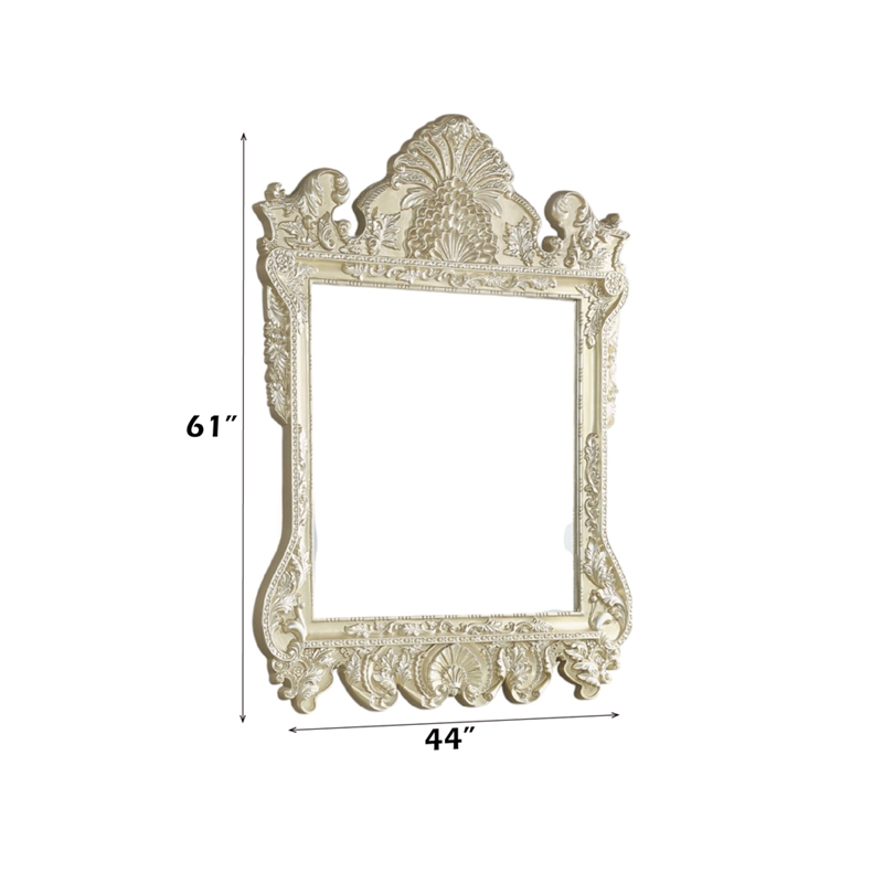 ACME Vatican Mirror in Champagne Silver/Gold