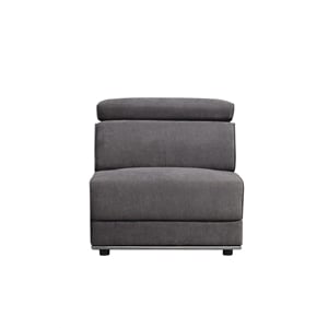 ACME Alwin Modular - Armless Chair in Dark Gray Fabric