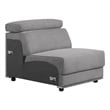 ACME Alwin Modular - Armless Chair in Dark Gray Fabric