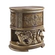 ACME Constantine Nightstand in Brown & Gold