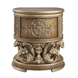 ACME Constantine Nightstand in Brown & Gold