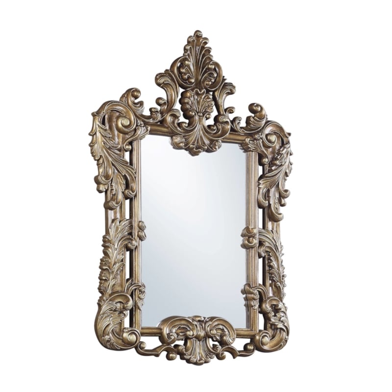 ACME Constantine Mirror in Brown & Gold
