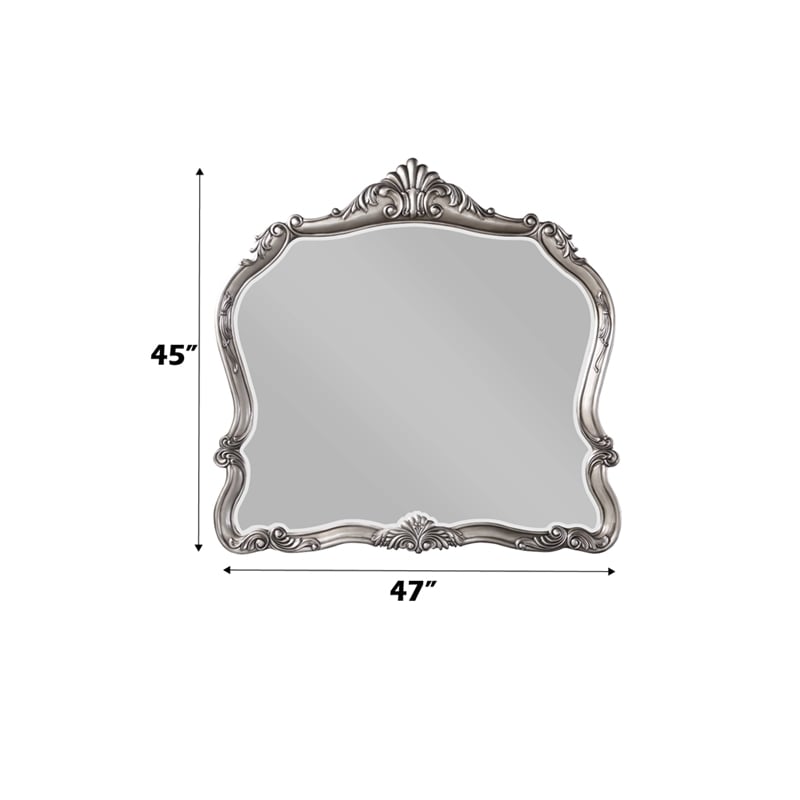 ACME Ariadne Mirror in Antique Platinum