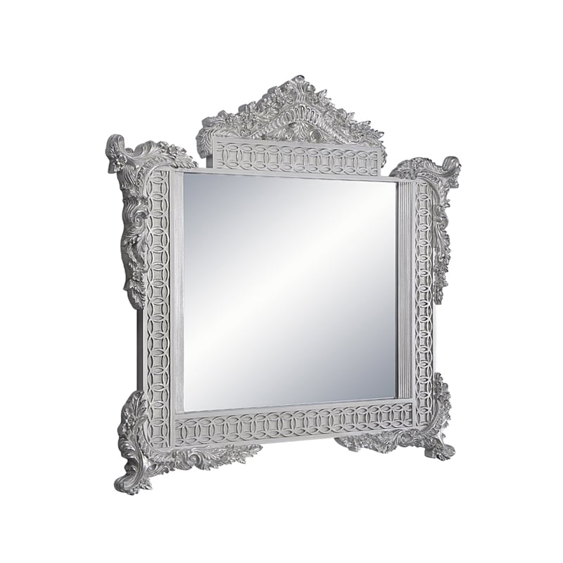 ACME Valkyrie Mirror in Antique Platinum