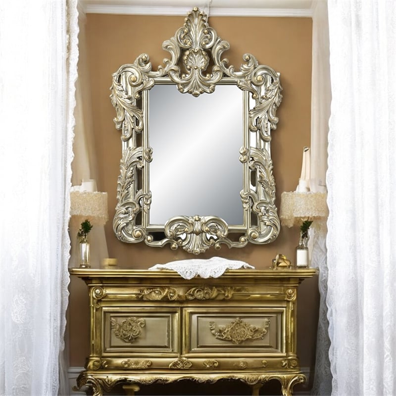 ACME Sorina Mirror in Antique Gold