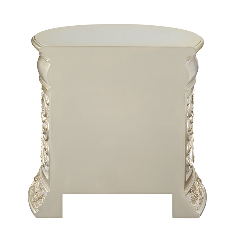 ACME Sorina Nightstand in Antique Gold
