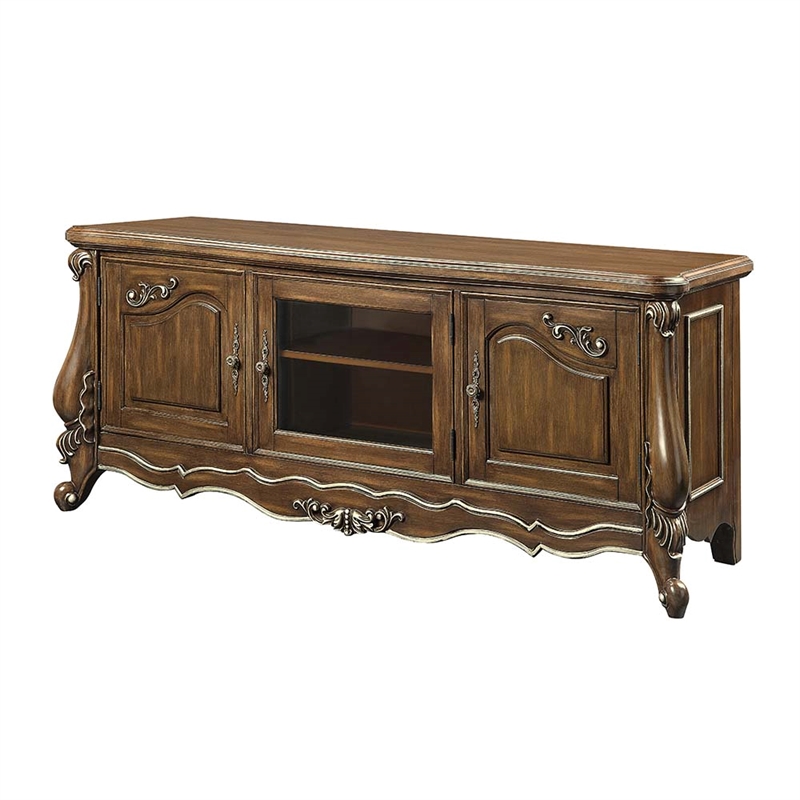 ACME Latisha TV Stand in Antique Oak