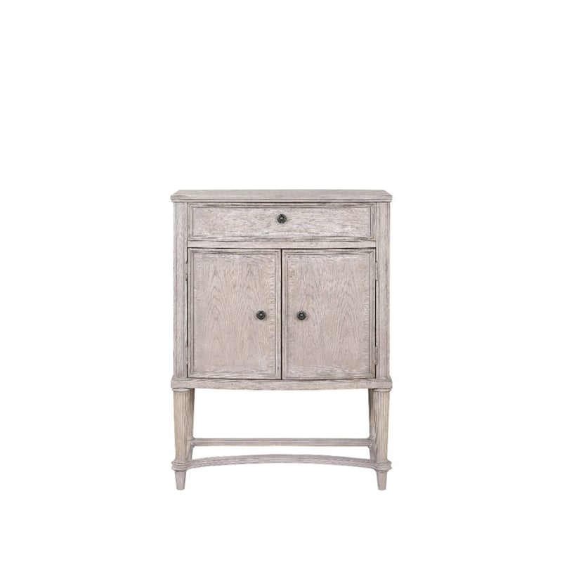 ACME Wynsor Wine Cabinet in Antique Champagne
