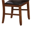 ACME Apollo Side Chair (Set-2) in Espresso Synthetic Leather & Walnut