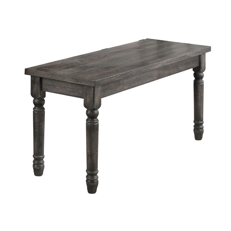 ACME Wallace Bench in Weathered Gray