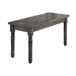 ACME Wallace Bench in Weathered Gray