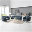 ACME Nakendra Sofa w/2 Pillows in Cobalt Blue Chenille