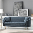 ACME Nakendra Sofa w/2 Pillows in Cobalt Blue Chenille