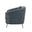 ACME Nakendra Loveseat w/2 Pillows in Cobalt Blue Chenille