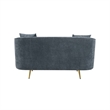 ACME Nakendra Loveseat w/2 Pillows in Cobalt Blue Chenille
