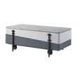 ACME Wilkins Coffee Table w/Lift Top in White & Gray High Gloss