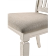ACME Fedele Side Chair (Set-2) in Tan Fabric & Cream