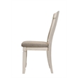 ACME Fedele Side Chair (Set-2) in Tan Fabric & Cream