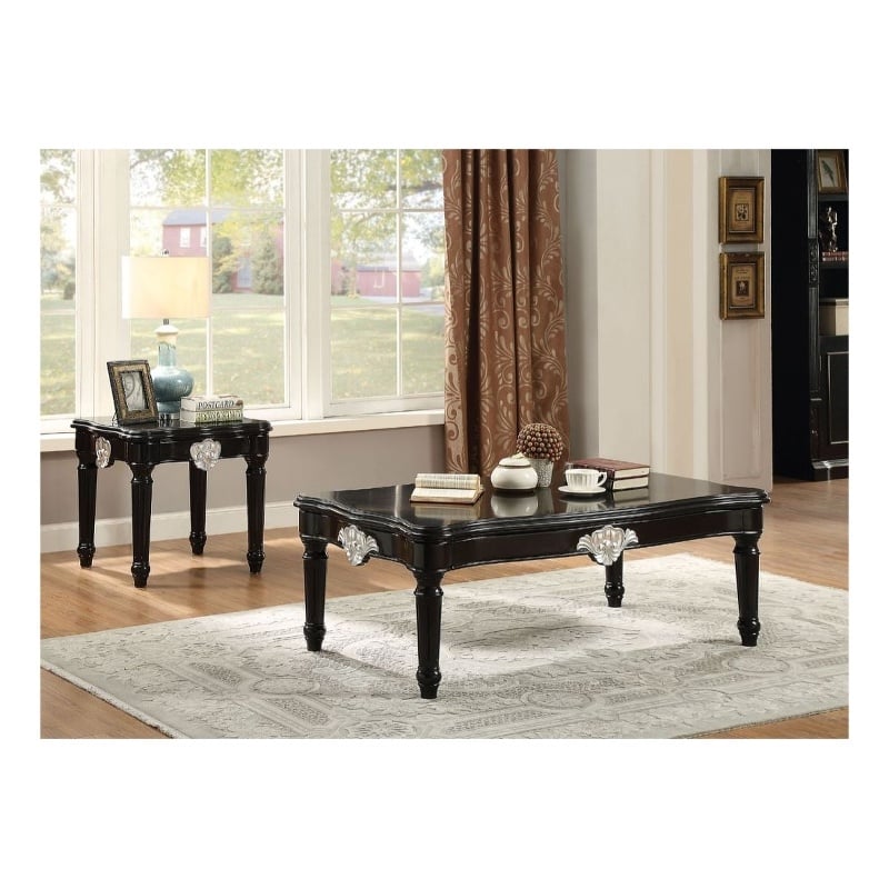 ACME Ernestine End Table in Black