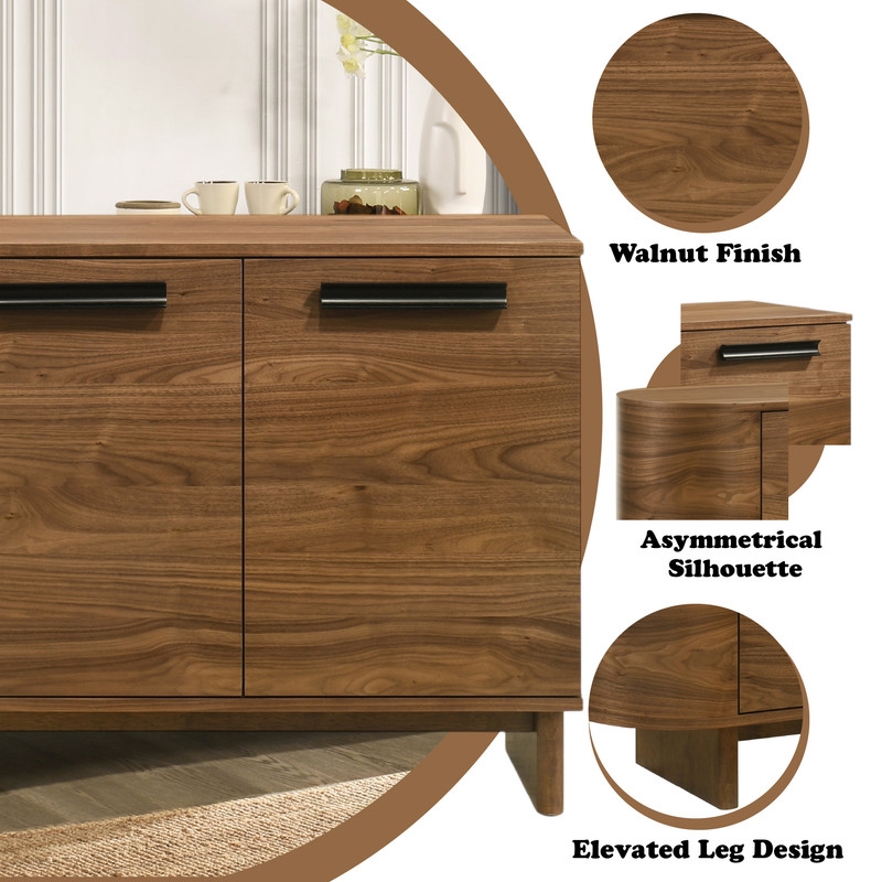 ACME Kyree Server in Walnut