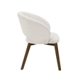ACME Eada Fabric Upholstered Dining Arm Chair in Beige Chenille (Set of 2)