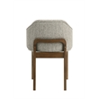 ACME Oleia Side Chair (Set-2) in Chenille & Walnut