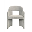 ACME Kyree Arm Chair (Set-2) in Chenille & Walnut