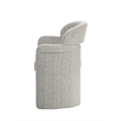 ACME Kyree Arm Chair (Set-2) in Chenille & Walnut