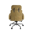 ACME Davu Swivel Office Chair in Vintage Top Grain Leather & Iron