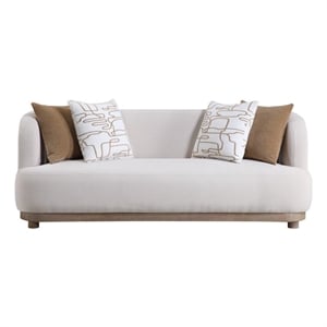 ACME Duncan Sofa with 4 Pillows in Beige Chenille