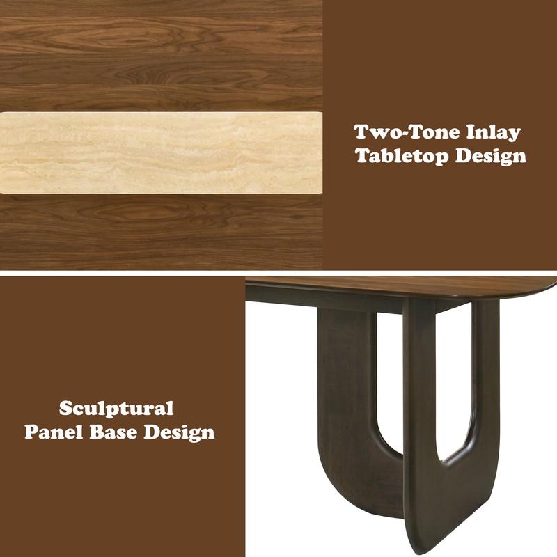ACME Kyree Dining Table in Walnut