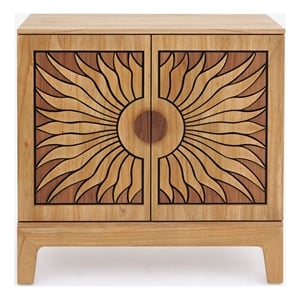ACME Lola Cabinet in Natural Oak