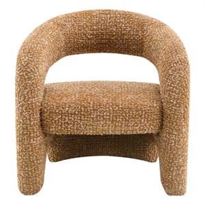 ACME Pelia Accent Chair in Orange Tweed