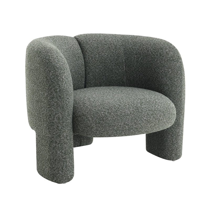 ACME Pemba Accent Chair in Green Tweed