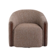 ACME Ballona Accent Chair w/Swivel  in Brown Chenille