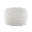 ACME Zoey Accent Chair w/Swivel  in White & Gray Two Tone Tweed