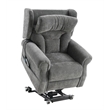 ACME Hyun Power Recliner w/Lift & Heating & Massage in Dark Gray Chenille