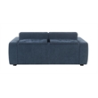 ACME Chesney Sofa w/Sleeper (Queen) in Dark Blue Chenille