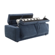 ACME Chesney Sofa w/Sleeper (Queen) in Dark Blue Chenille