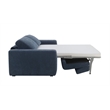 ACME Chesney Sofa w/Sleeper (Queen) in Dark Blue Chenille