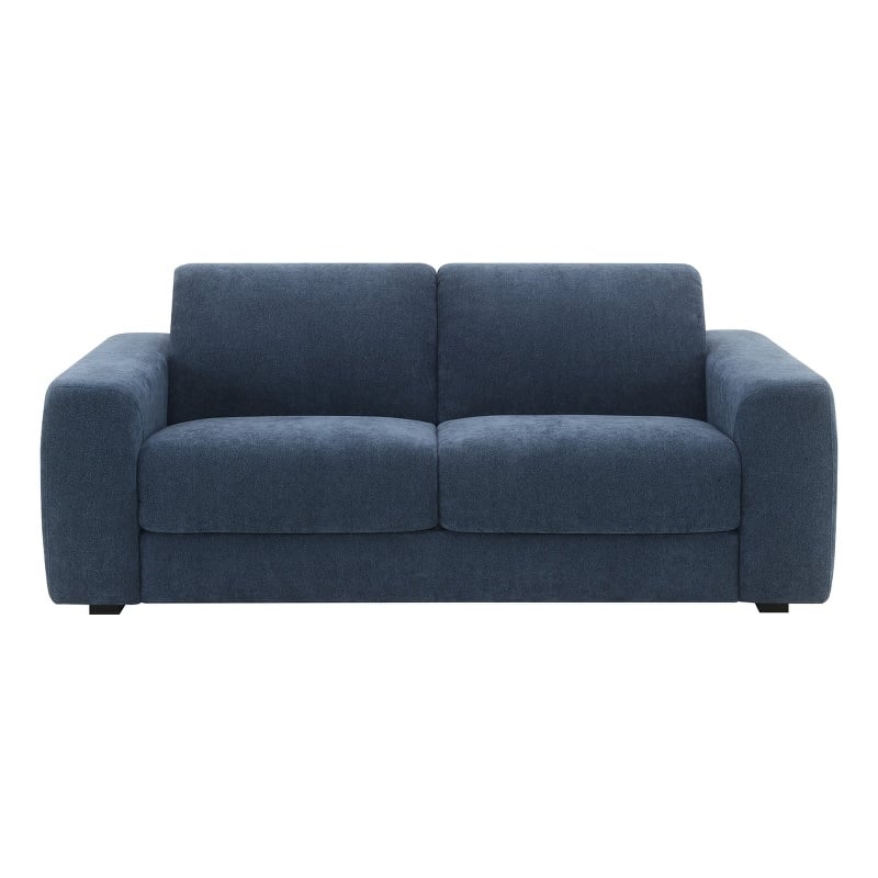 ACME Chesney Sofa w/Sleeper (Queen) in Dark Blue Chenille